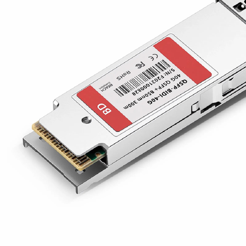 HPE Aruba JL308A Compatible 40GBASE-SR SWDM4 QSFP+ BiDi 850/880/910/940nm 300m DOM Duplex LC/UPC MMF Optical Transceiver Module
