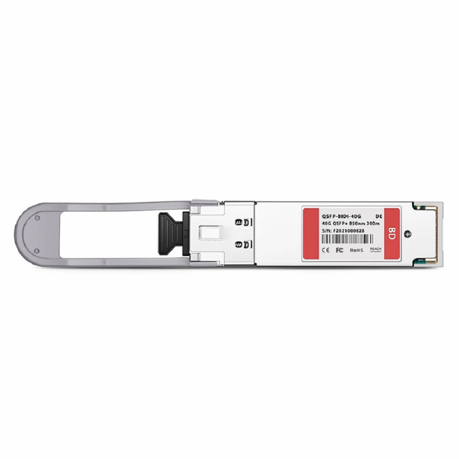 Dell Compatible 40GBASE-SR SWDM4 QSFP+ BiDi 850/880/910/940nm 300m DOM Duplex LC/UPC MMF Optical Transceiver Module