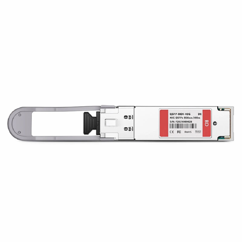 HW QSFP-40G-SR-BD Compatible 40GBASE-SR SWDM4 QSFP+ BiDi 850/880/910/940nm 300m DOM Duplex LC/UPC MMF Optical Transceiver Module