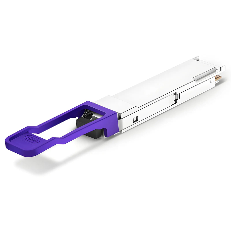HW Compatible 100GBASE-BX40-D QSFP28 BiDi 4 x 25G NRZ 1309.14nm-TX/1304.58nm-RX 40km DOM Simplex LC/APC SMF Optical Transceiver Module (Industrial)