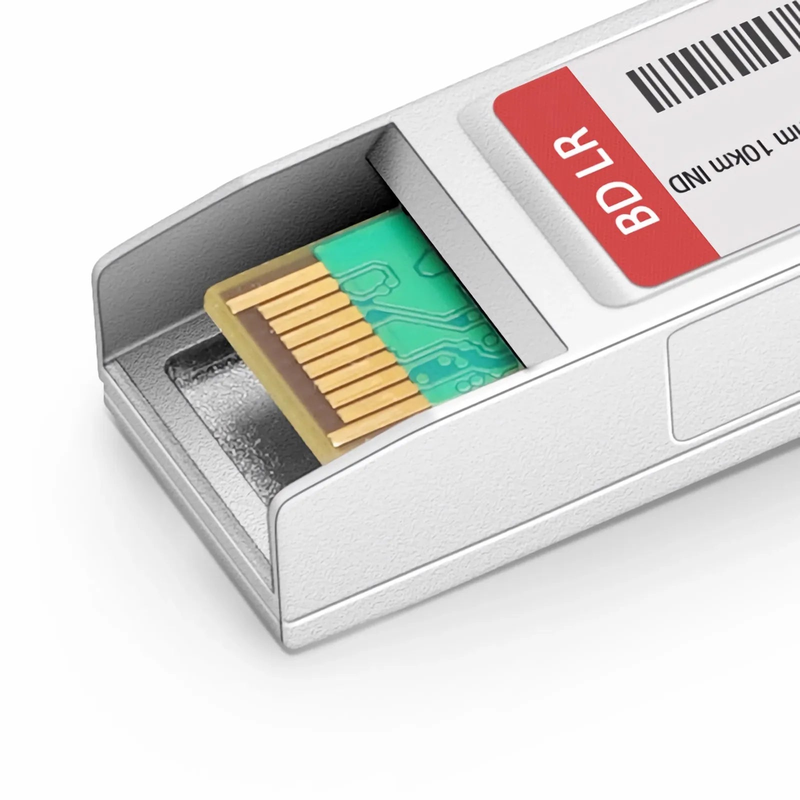 25GBASE-D SFP28 BiDi 1330nm-TX/1270nm-RX 10km DOM Simplex LC/UPC SMF Optical Transceiver Module for FS Switches (Industrial)