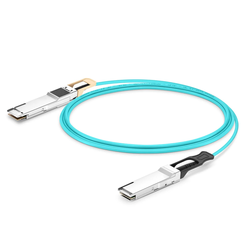 10m (33ft) 400G QSFP112 4 x 100G PAM4 to 400G QSFP-DD 8 x 50G PAM4 Active Optical Cable for FS Switches