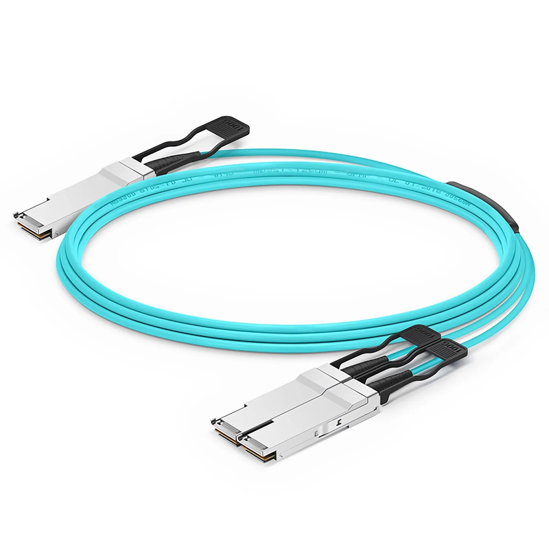 30m (98ft) Arista Networks Compatible 100G QSFP28 4 x 25G NRZ to 2 x 50G QSFP28 2 x 25G NRZ Active Optical Breakout Cable