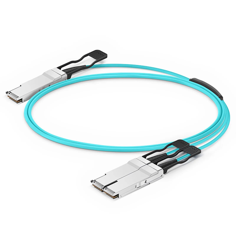 5m (16ft) Cisco Compatible 100G QSFP28 4 x 25G NRZ to 2 x 50G QSFP28 2 x 25G NRZ Active Optical Breakout Cable