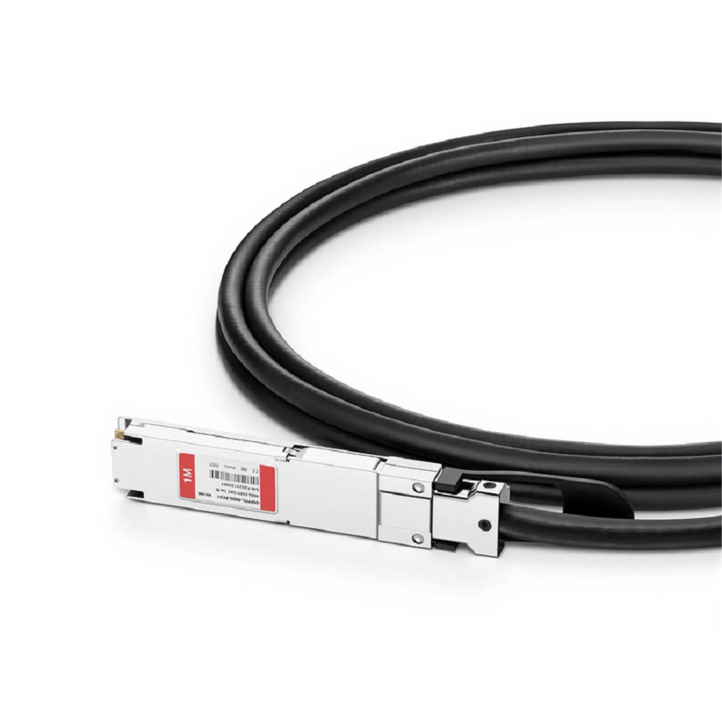1m (3ft) NVIDIA/Mellanox MCP7Y50-N001 Compatible 800G OSFP 8 x 100G PAM4 Finned Top to 4 x 200G OSFP 2 x 100G PAM4 Finned Top Ethernet Passive Direct Attach Copper Breakout Cable