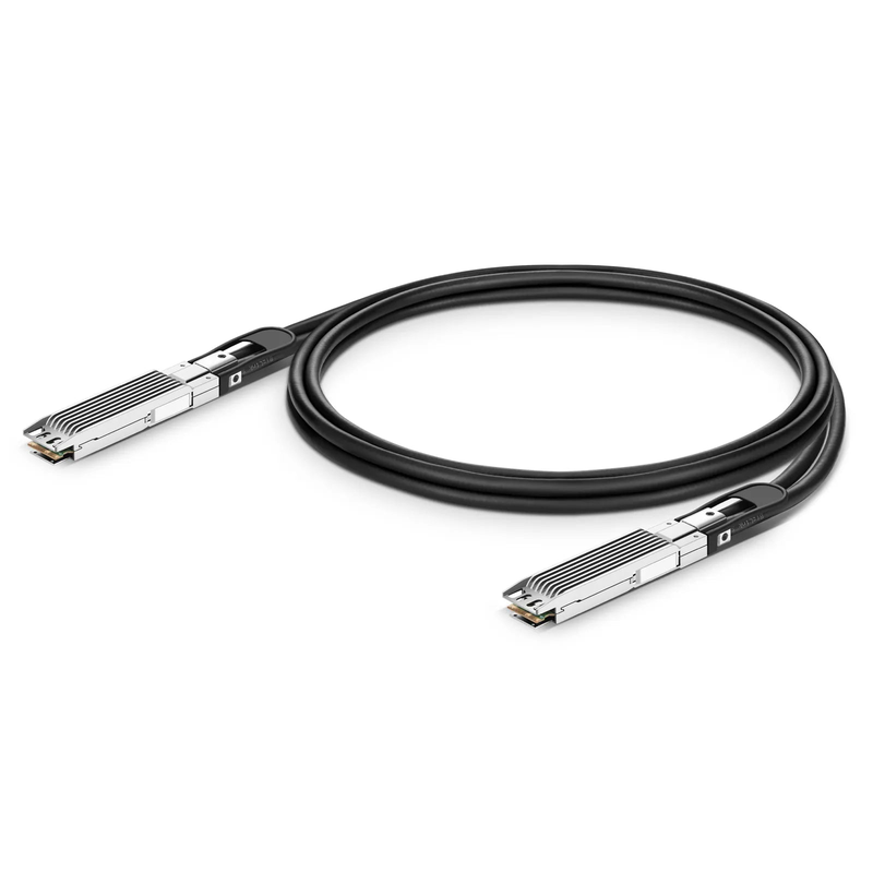 1m (3ft) Arista Networks CAB-O-O-400G-1M Compatible 400G OSFP 8 x 50G PAM4 Finned Top Passive Direct Attach Copper Twinax Cable