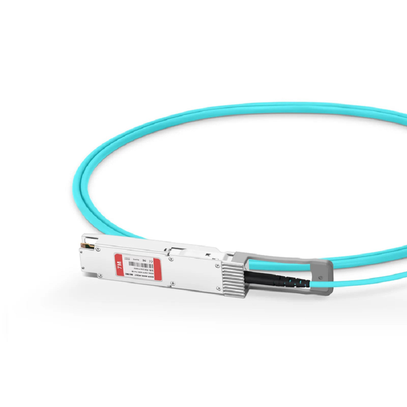 50m (164ft) NVIDIA/Mellanox Compatible 800G OSFP 8 x 100G PAM4 Finned Top Ethernet Active Optical Cable