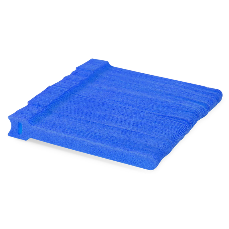 100Pcs/Pack 6in.L x 0.5in.W T-type Reusable Cable Ties, Blue