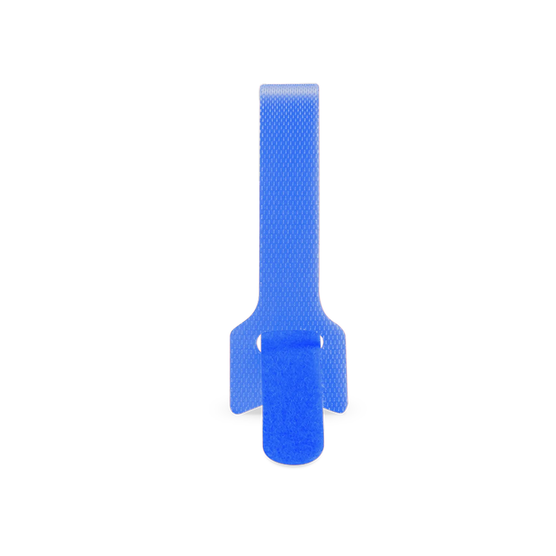 100Pcs/Pack 8in.L x 0.5in.W T-type Reusable Cable Ties, Blue