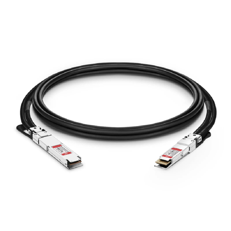 3m (10ft) Dell Compatible 400G OSFP 8 x 50G PAM4 Flat Top to 400G QSFP-DD 8 x 50G PAM4 Passive Direct Attach Copper Twinax Cable