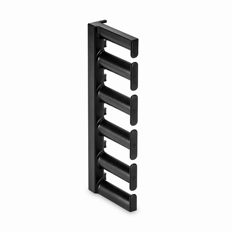 Vertical Single Sided Cable Manager, 5RU, Bend Radius Finger, 1.02 in. Wide