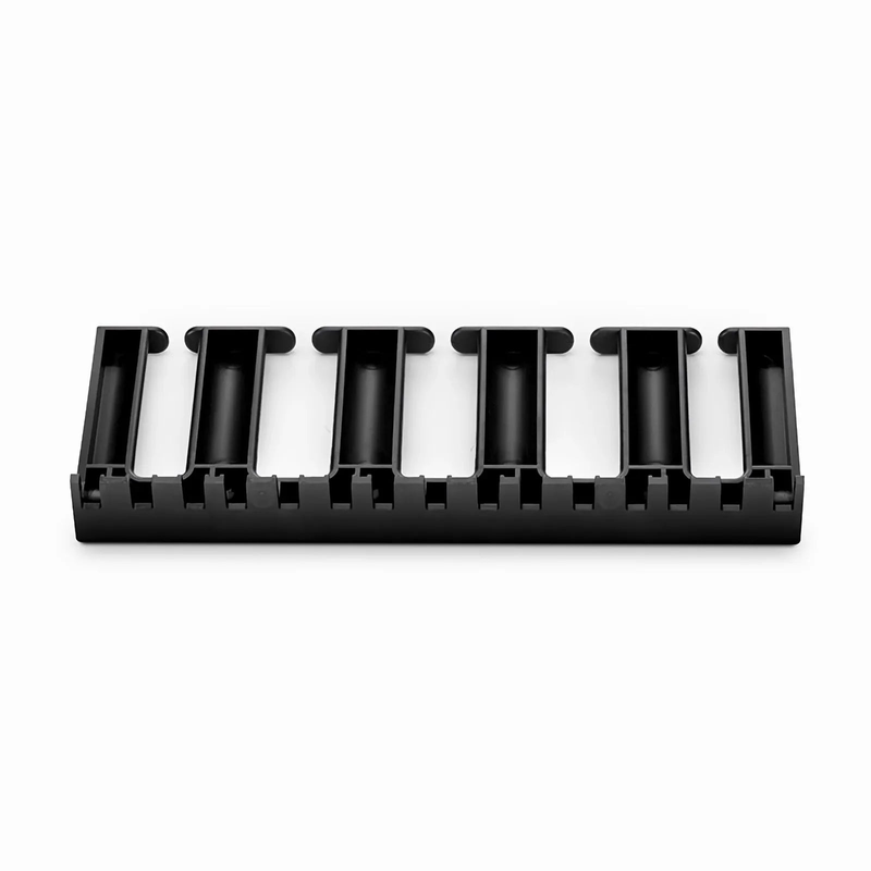Vertical Single Sided Cable Manager, 5RU, Bend Radius Finger, 1.02 in. Wide