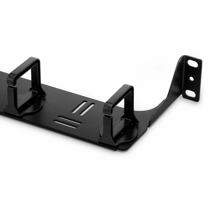 Horizontal Single Sided Cable Manager for 19 in. Rack or Cabinet, 0RU, 5 Snap-in D-Rings, 4.29 in. Depth
