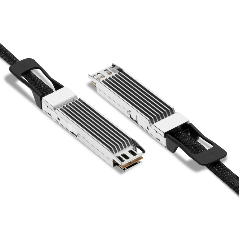 3m (10ft) NVIDIA/Mellanox Compatible 800G OSFP 8 x 100G PAM4 Finned Top Ethernet Active Electrical Cable
