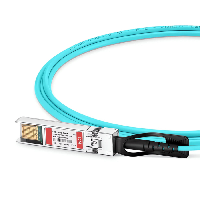 30m (98ft) Generic Compatible 100G SFP-DD 2 x 50G PAM4 Active Optical Cable
