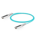 10m (33ft) NVIDIA/Mellanox Compatible 800G OSFP 8 x 100G PAM4 Finned Top Ethernet Active Optical Cable