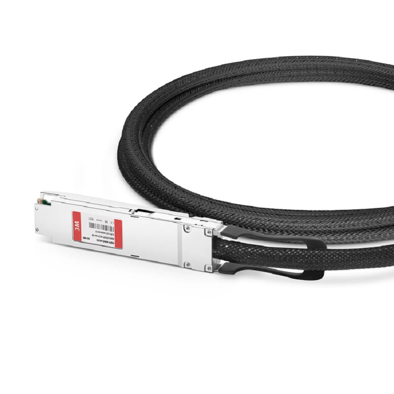 1m (3ft) 800G Twin-port OSFP 8 x 100G PAM4 Finned Top Active Direct Attach Copper Twinax Cable for FS Switches