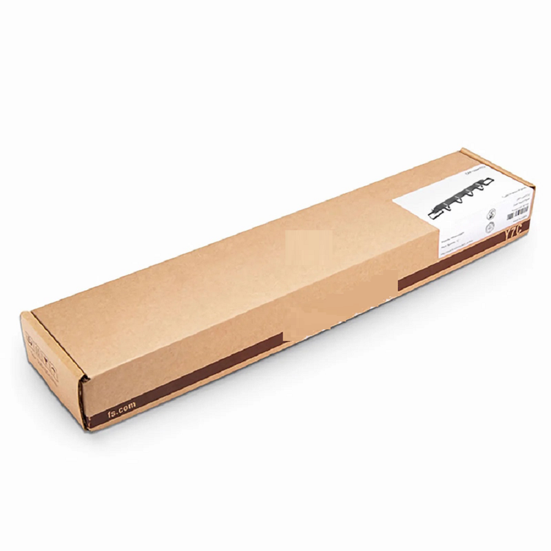Horizontal Dual Sided Manager, 1RU, Finger Duct with Cover, 6.85 in. Depth