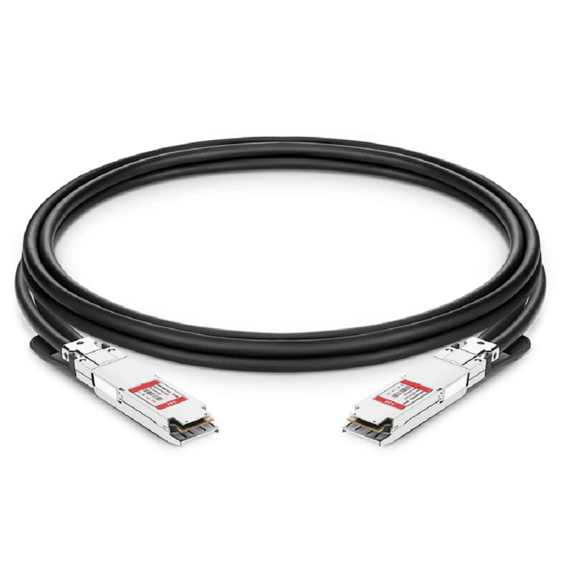 0.5m (2ft) Generic Compatible 400G OSFP 4 x 100G PAM4 Flat Top to 400G QSFP-DD 4 x 100G PAM4 Passive Direct Attach Copper Twinax Cable