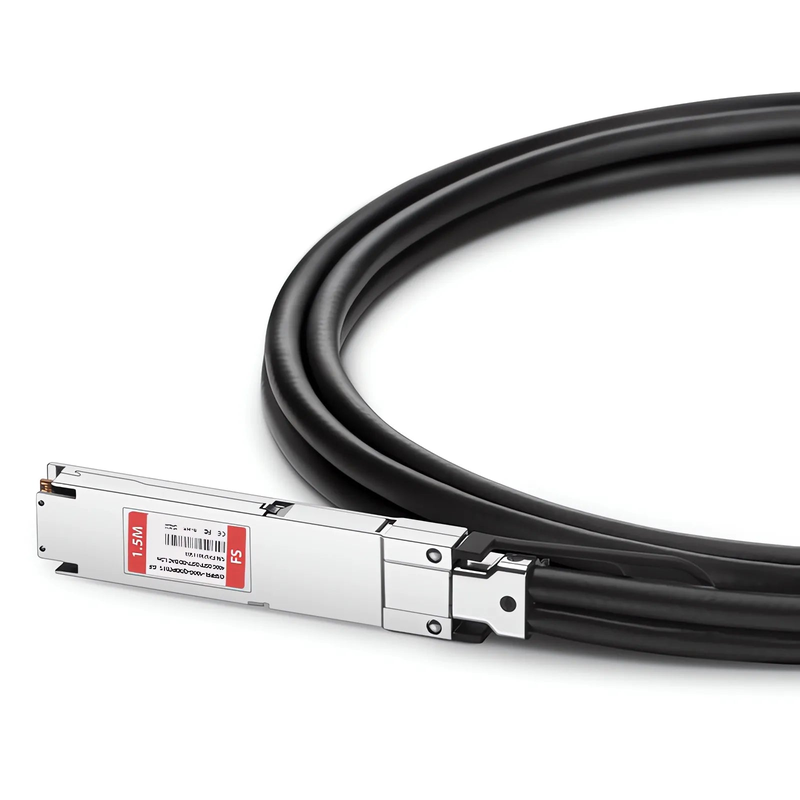 1.5m (5ft) Generic Compatible 400G OSFP 4 x 100G PAM4 Flat Top to 400G QSFP-DD 4 x 100G PAM4 Passive Direct Attach Copper Twinax Cable