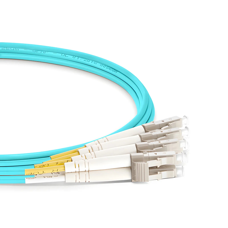 30m (98ft) Cisco Compatible 100G QSFP28 4 x 25G NRZ to 4 Duplex LC 25G NRZ Active Optical Breakout Cable