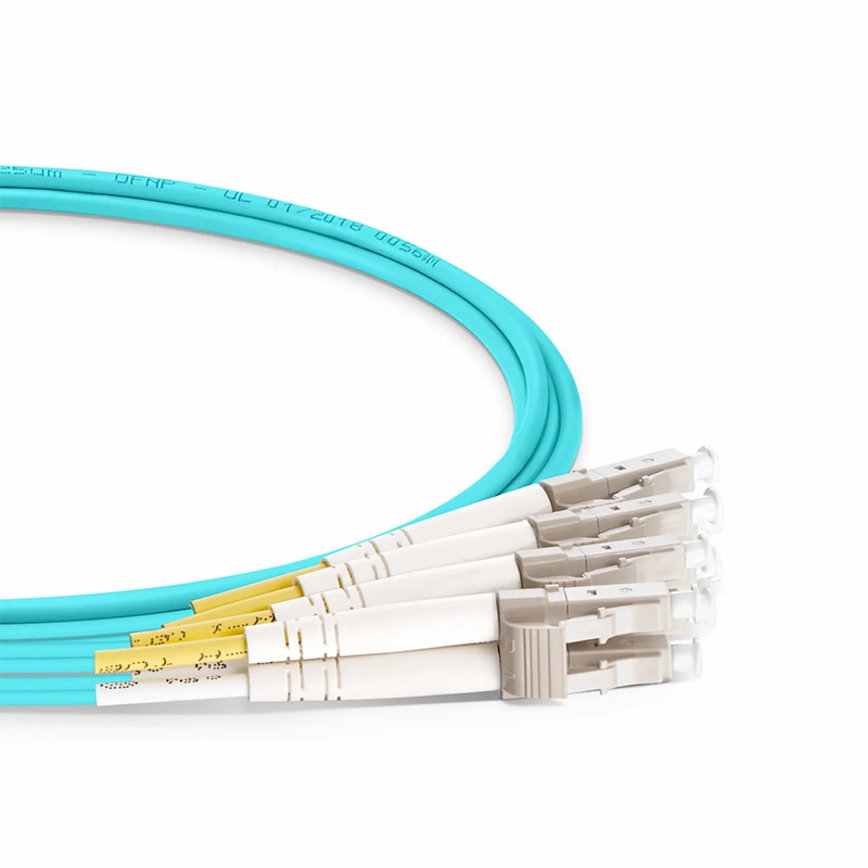 10m (33ft) Cisco Compatible 100G QSFP28 4 x 25G NRZ to 4 Duplex LC 25G NRZ Active Optical Breakout Cable