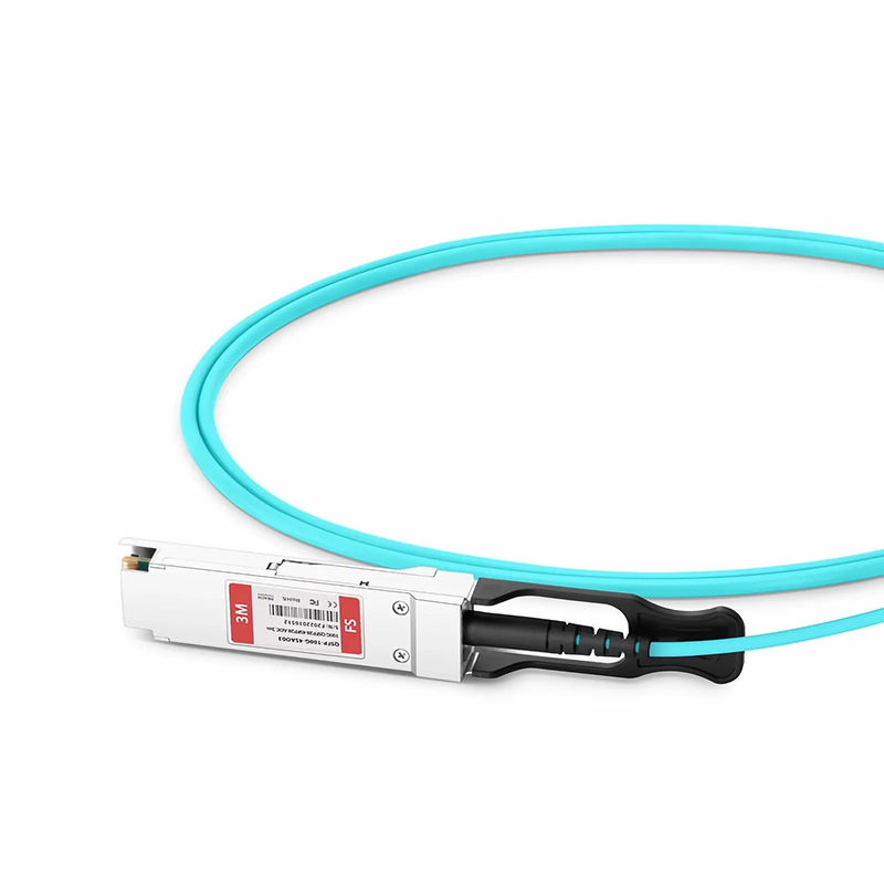 3m (10ft) Cisco QSFP-4SFP25G-AOC3M Compatible 100G QSFP28 4 x 25G NRZ to 4 x 25G SFP28 NRZ Active Optical Breakout Cable