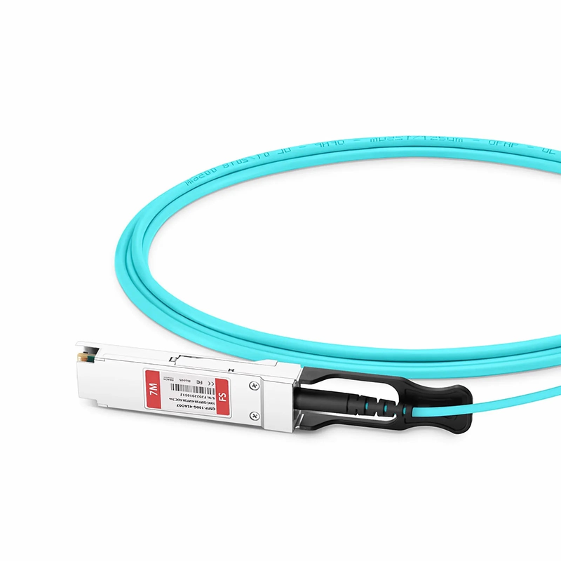 7m (23ft) Cisco QSFP-4SFP25G-AOC7M Compatible 100G QSFP28 4 x 25G NRZ to 4 x 25G SFP28 NRZ Active Optical Breakout Cable