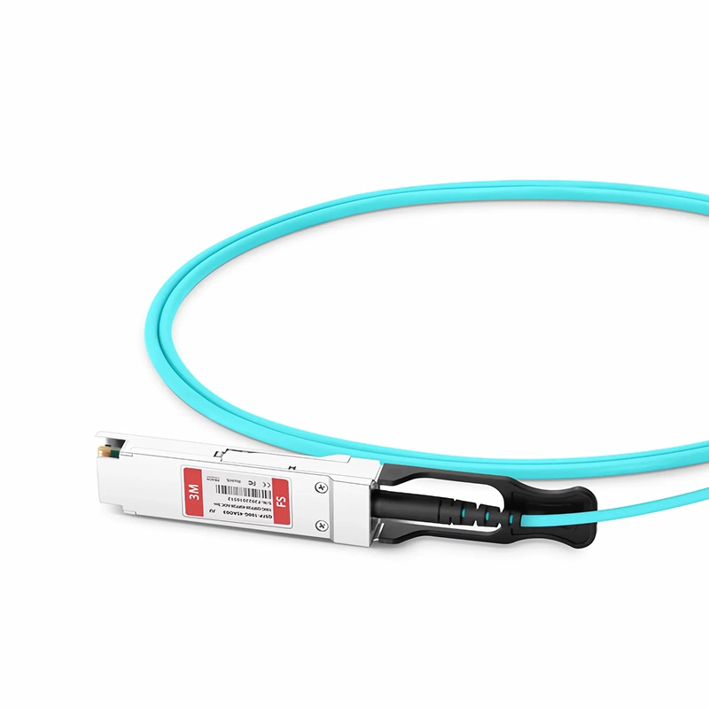 3m (10ft) Juniper Networks JNP-100G-AOCBO-3M Compatible 100G QSFP28 4 x 25G NRZ to 4 x 25G SFP28 NRZ Active Optical Breakout Cable