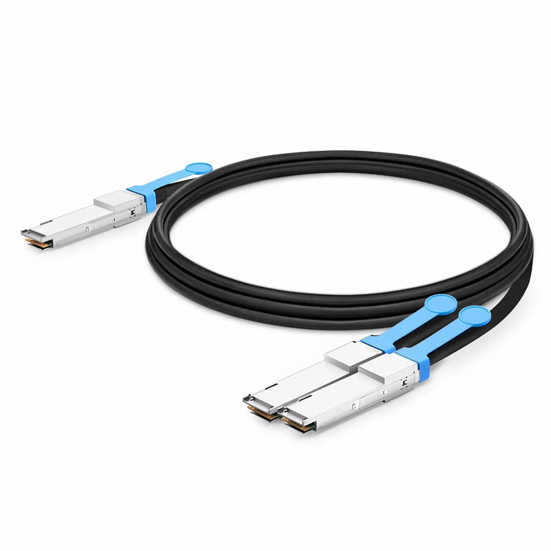 7m (23ft) NVIDIA/Mellanox MCA7J50-H007R Compatible 200G QSFP56 4 x 50G PAM4 to 2 x 100G QSFP56 2 x 50G PAM4 Ethernet Active Direct Attach Copper Breakout Cable