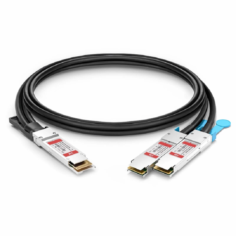 3m (10ft) 200G QSFP56 4 x 50G PAM4 to 2 x 100G QSFP56 2 x 50G PAM4 Active Direct Attach Copper Breakout Cable for FS Switches