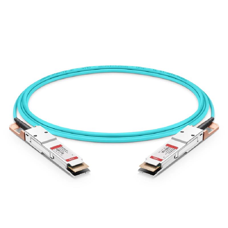10m (33ft) 400G QSFP-DD 8 x 50G PAM4 Active Optical Cable for FS Switches