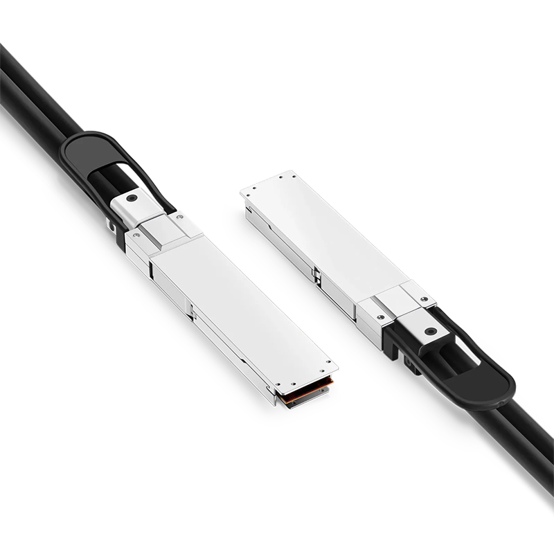 0.5m (2ft) Generic Compatible 800G QSFP-DD 8 x 100G PAM4 Passive Direct Attach Copper Twinax Cable