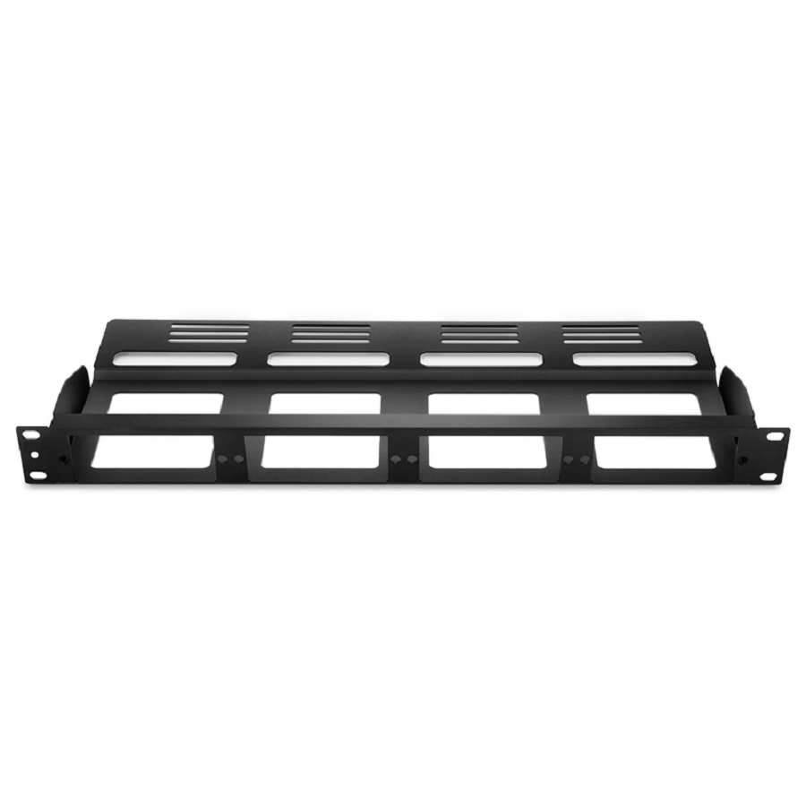 FHDâ„¢ High Density 1U Rack Mount Modular Enclosure Unloaded, Rear Cable Managers, Holds up to 4 x FHDâ„¢ Cassettes or Panels, 144 Fibers (LC)
