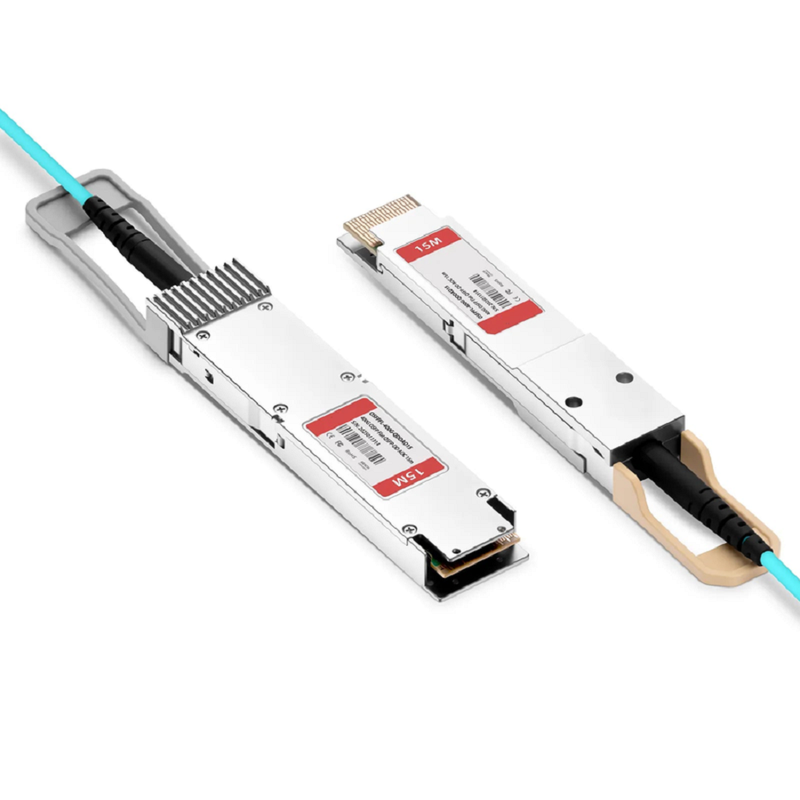 30m (98ft) Cisco Compatible 400G OSFP 8 x 50G PAM4 Flat Top to 400G QSFP-DD 8 x 50G PAM4 Active Optical Cable