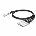 3m (10ft) Generic Compatible 400G QSFP-DD 8 x 50G PAM4 to 4 x 100G QSFP56 2 x 50G PAM4 Passive Direct Attach Copper Breakout Cable