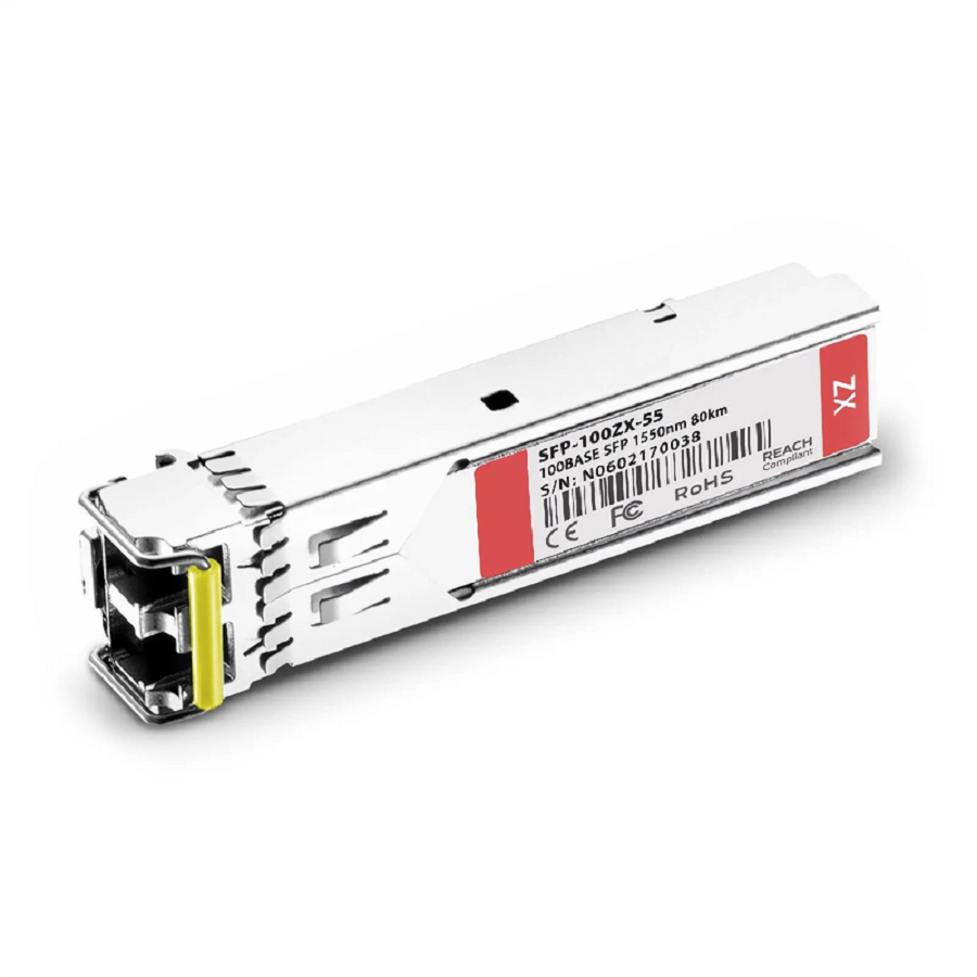 Dell Force10 Networks GP-SFP2-1Z-C Compatible 100BASE-ZX SFP 1550nm 80km DOM Duplex LC SMF Optical Transceiver Module