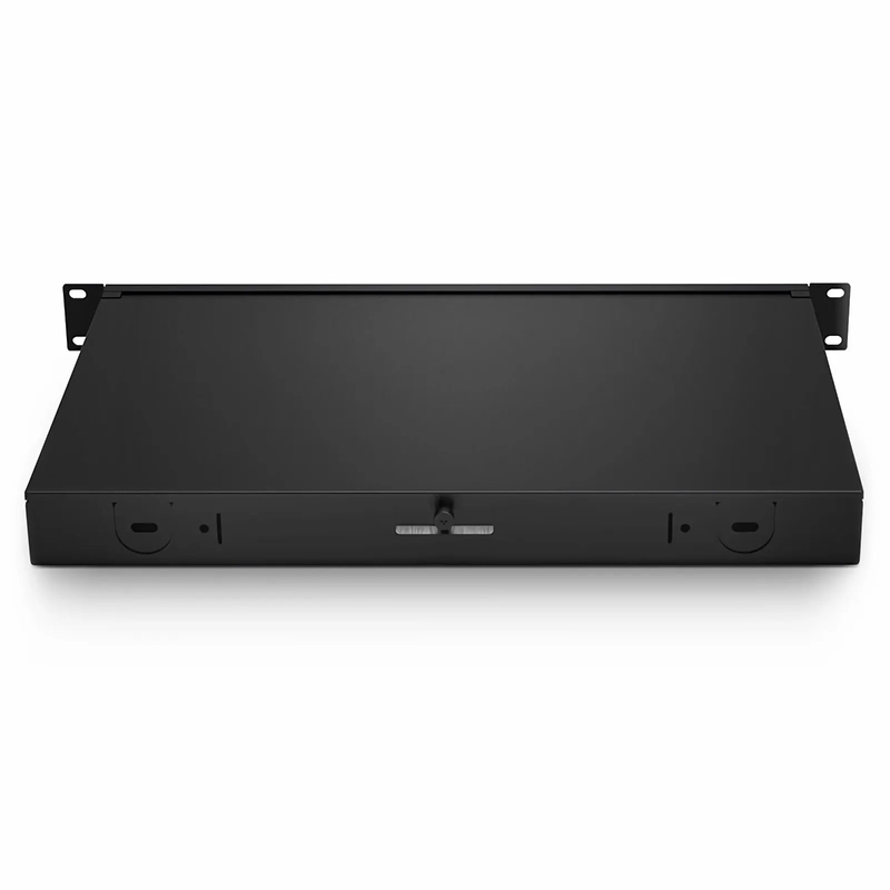 FHDâ„¢ High Density 1U Rack Mount Enclosure Unloaded, Tool-less Removable Top Cover, Holds up to 4 x FHDâ„¢ Cassettes, Panels, or Splice Trays, 144 Fibers (LC)