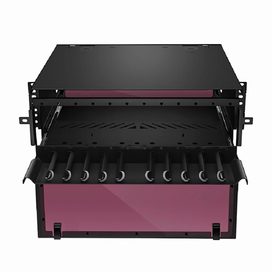 FHDâ„¢ High Density 4U Rack Mount Enclosure Unloaded, Sliding Drawer, Holds up to 12 x FHDâ„¢ Cassettes, Panels or Splice Trays, 432 Fibers (LC)