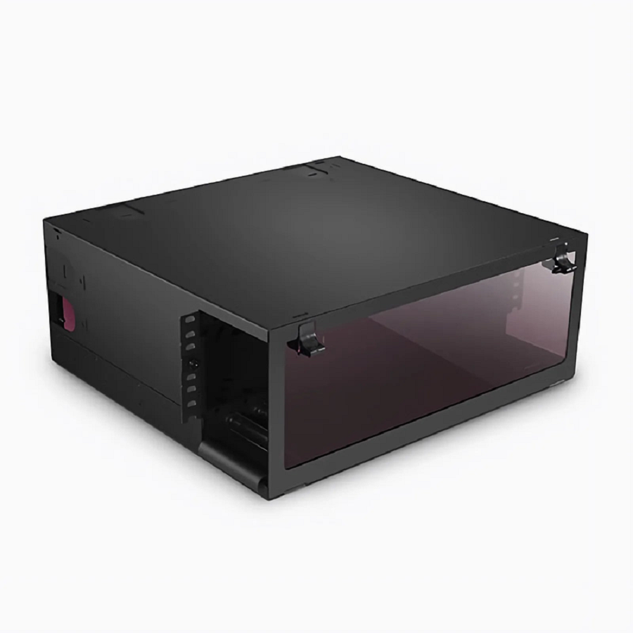 FHDâ„¢ High Density 4U Rack Mount Enclosure Unloaded, Sliding Drawer, Holds up to 12 x FHDâ„¢ Cassettes, Panels or Splice Trays, 432 Fibers (LC)