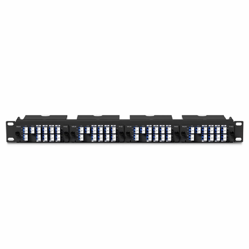 8 Channels DWDM Mux Demux, 100GHz C53-C60, with Monitor and Expansion Port, 2.4dB Typical IL, LC/UPC, Dual Fiber, High Density, FHDâ„¢ Plug-in Module