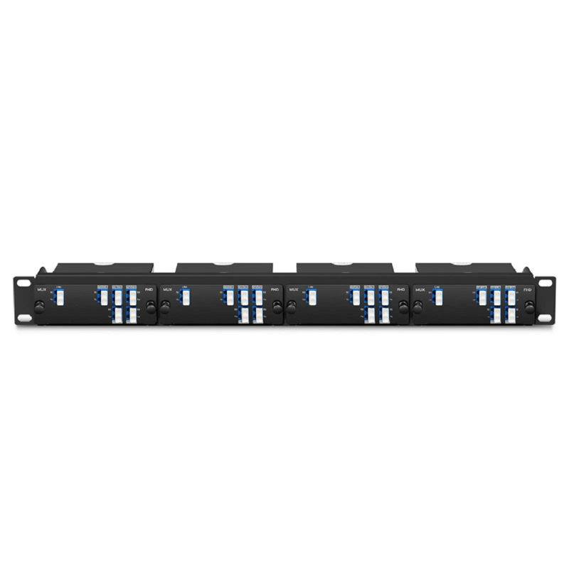 8 Channels CWDM Mux Demux, 1470-1610nm, with Monitor and Expansion Port, 2.0dB Typical IL, LC/UPC, Dual Fiber, High Density, FHDâ„¢ Plug-in Module