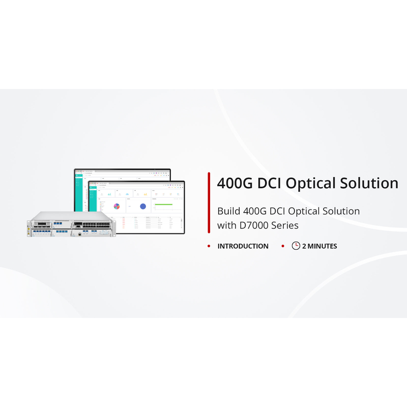 400G DWDM Tunable CFP2 DCO 80km DOM Duplex LC/UPC SMF Coherent Optical Module, Used with D7000 Series