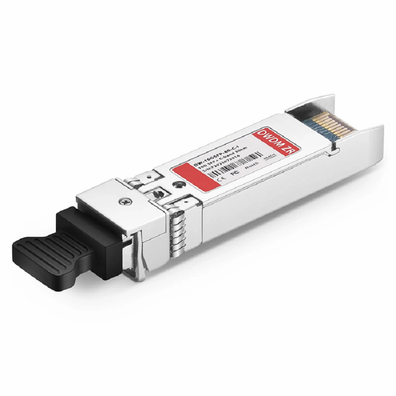 Cisco C24 DWDM-SFP-5817 Compatible SFP 1000BASE-DWDM 1558.17nm 100GHz 160km DOM Duplex LC/UPC SMF Optical Transceiver Module for Transmission