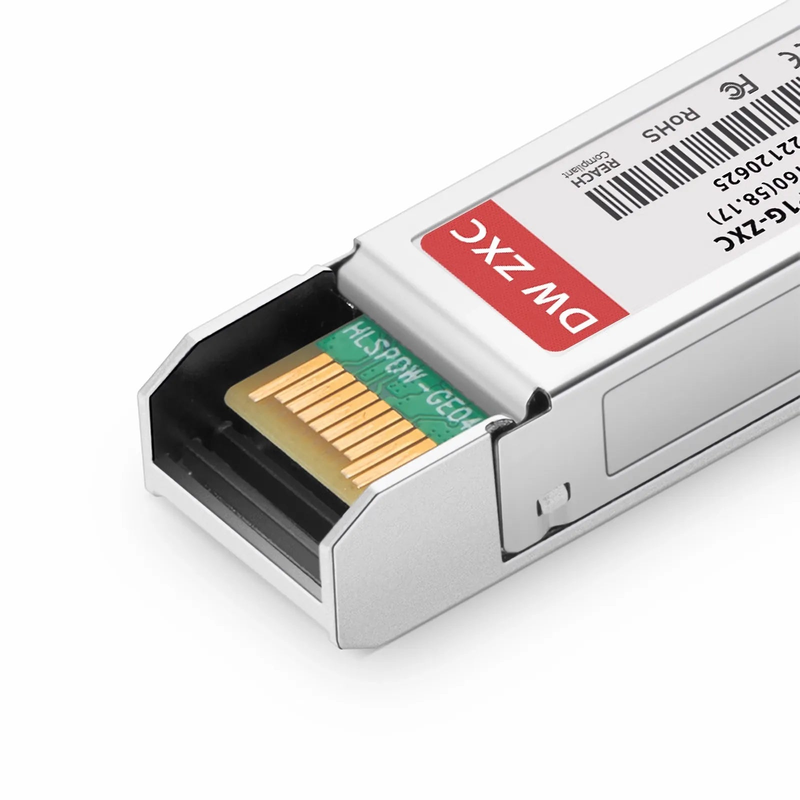 Cisco C24 DWDM-SFP-5817 Compatible SFP 1000BASE-DWDM 1558.17nm 100GHz 160km DOM Duplex LC/UPC SMF Optical Transceiver Module for Transmission