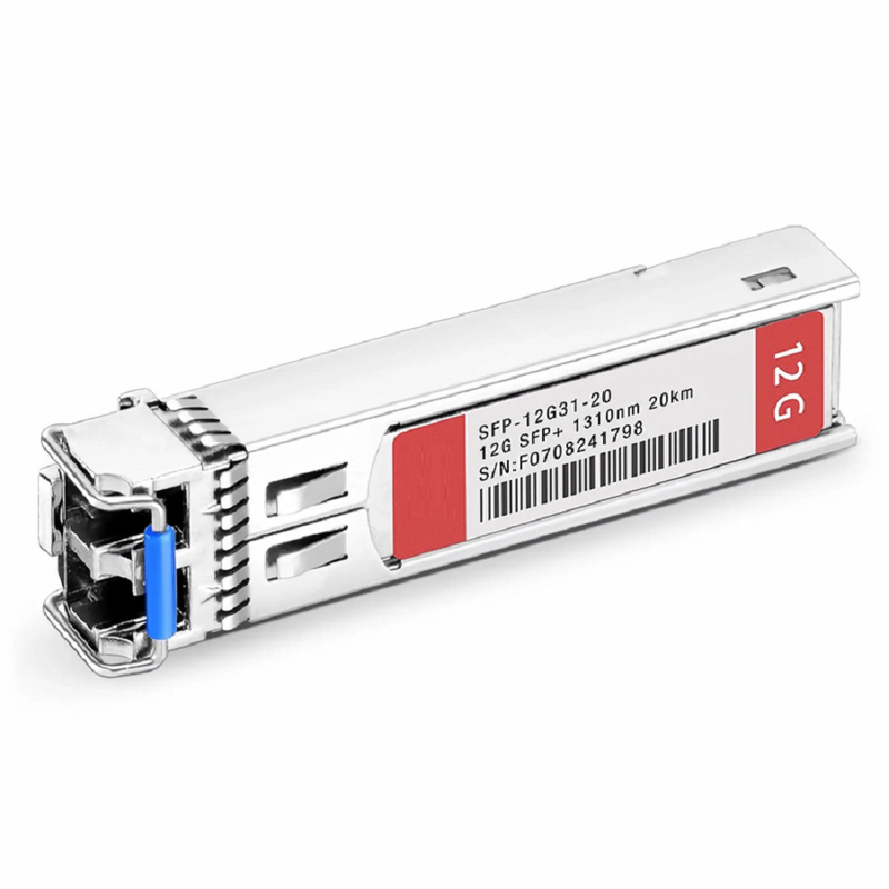 12Gb/s MSA 1310nm 20km DOM Duplex LC SMF Transmitter & Receiver Video Pathological Patterns Optical Transceiver Module for SD/HD/3G/6G/12G-SDI