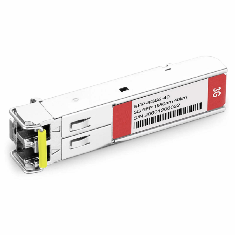 3Gb/s MSA 1310nm 2km DOM Duplex LC SMF Single Transmitter Video Pathological Patterns Optical Transceiver Module for SD/HD/3G-SDI