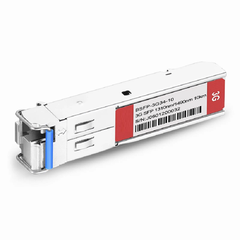 3Gb/s MSA BiDi SFP 1490nm-TX/1550nm-RX 10km DOM Simplex LC SMF Video Pathological Patterns Optical Transceiver Module for SD/HD/3G-SDI
