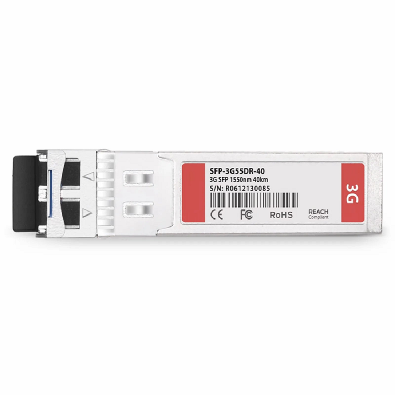3Gb/s MSA 1550nm 40km DOM Duplex LC SMF Dual Receivers Video Pathological Patterns Optical Transceiver Module for SD/HD/3G-SDI