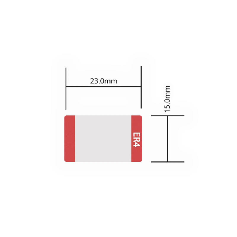 Design Label for 100G QSFP28 ER4 Transceiver, 1 Roll